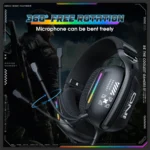 Onikuma X12 RGB Wired Gaming Headset with Noise Cancelling Microphone - Image 6