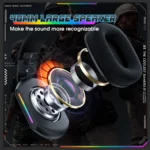 Onikuma X12 RGB Wired Gaming Headset with Noise Cancelling Microphone - Image 7