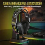 Onikuma X13 RGB Colorful Lighting Wired Gaming Headset With Noise Cancelling Microphone - Image 5