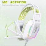 Onikuma X13 RGB Colorful Lighting Wired Gaming Headset With Noise Cancelling Microphone - Image 6