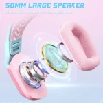 Onikuma X13 RGB Colorful Lighting Wired Gaming Headset With Noise Cancelling Microphone - Image 7