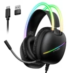 Onikuma X33 RGB Wired Gaming Headset with Noise Cancelling Microphone - Image 2