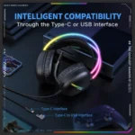 Onikuma X33 RGB Wired Gaming Headset with Noise Cancelling Microphone - Image 6
