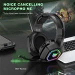 Onikuma B100 RGB Tri-Mode Gaming Headset - Image 4