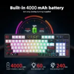 Onikuma G56 Tri-Mode Wireless Hot-swappable Mechanical Keyboard - Image 4