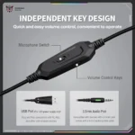 Onikuma X91 RGB Lightweight Gaming Headphone with Microphone - Image 3