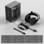 Onikuma X91 RGB Lightweight Gaming Headphone with Microphone - Image 5